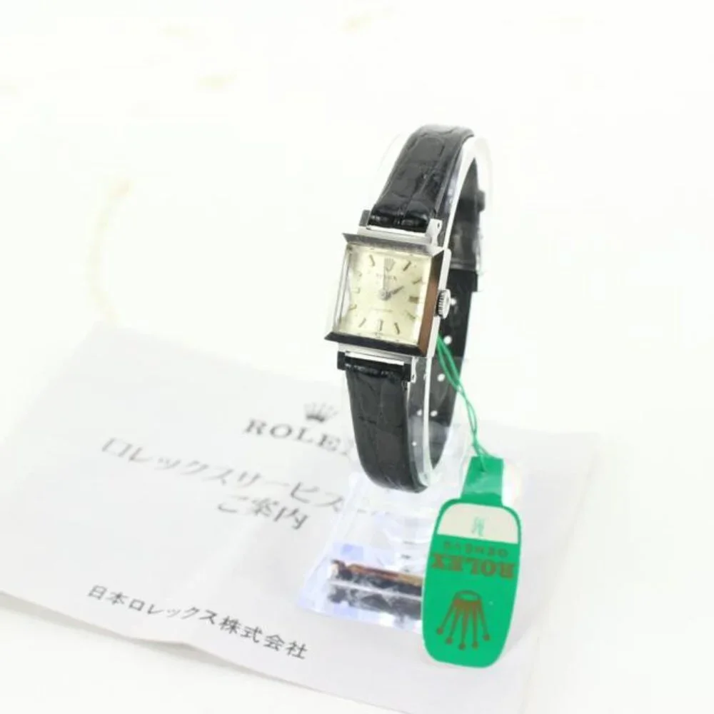 Rolex Ref 3408 18mm Square Watch 84ro711s